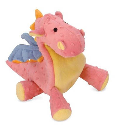 Pink Dragons Dog Toy - Large 076815